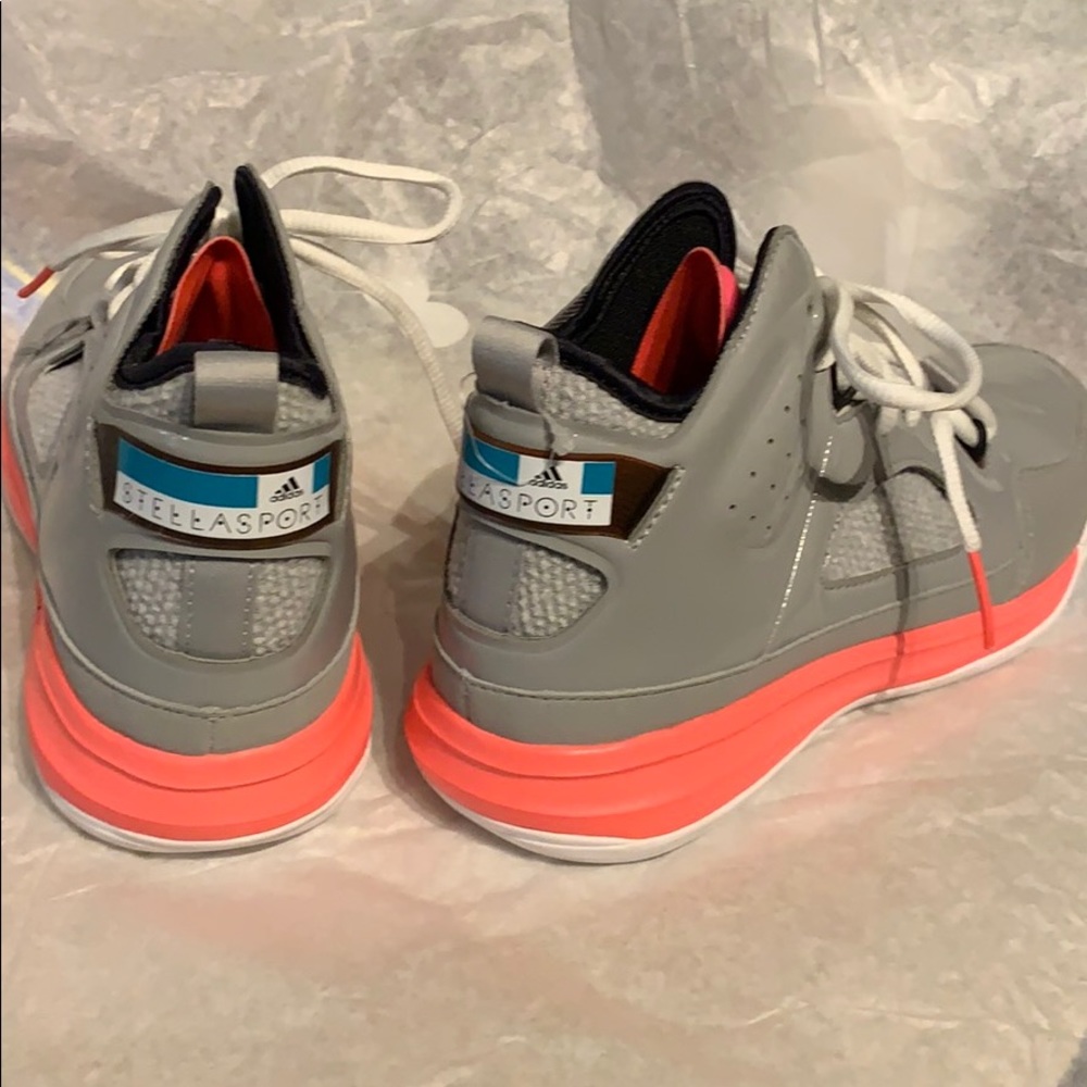 New Stella McCartney Adidas hi tops sz 7.5 fits 8 - Picture 5 of 6